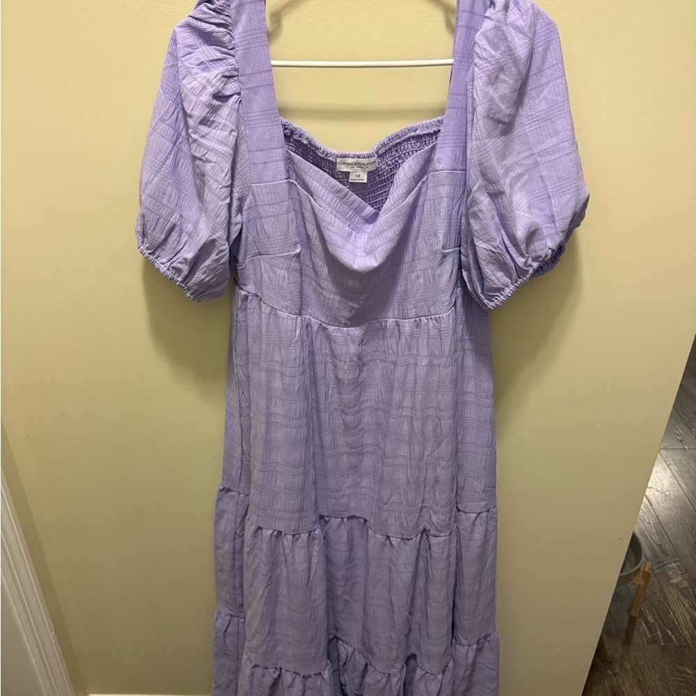 Chic Soul Lavender Maxi Dress